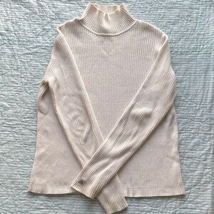 Calvin Klein Cream Turtleneck Sweater